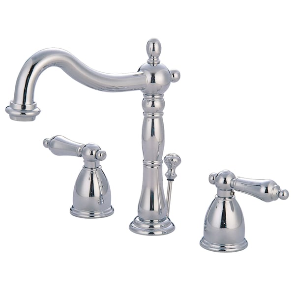 8" Widespread Bathroom Faucet, Chrome